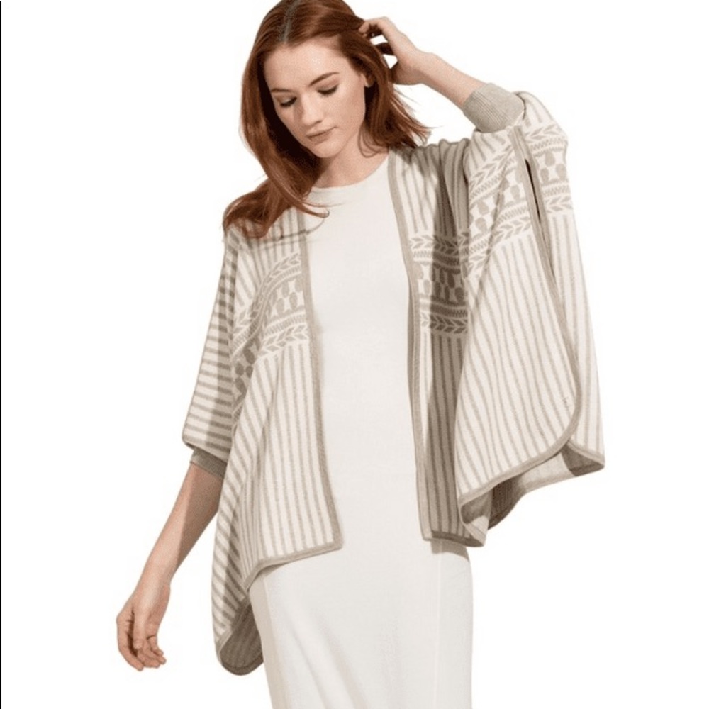 Solstice Poncho Sweater - Silk/Cashmere - One Size